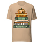 Classic Halloween Books - Unisex Halloween T-Shirt - Tan