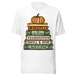 Classic Halloween Books - Unisex Halloween T-Shirt - White