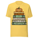 Classic Halloween Books - Unisex Halloween T-Shirt - Yellow