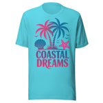 Coastal Dreams - Unisex T-Shirt - Turquoise Blue