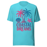 Coastal Dreams - Unisex T-Shirt - Turquoise Blue