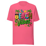 Colorful Beach Vibes - Unisex T-Shirt - Pink