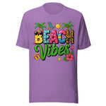 Colorful Beach Vibes - Unisex T-Shirt - Purple