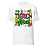Colorful Beach Vibes - Unisex T-Shirt - White