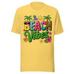 Colorful Beach Vibes - Unisex T-Shirt - Yellow