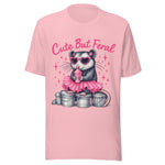 Cute But Feral Opossum - Unisex T-Shirt - Pink