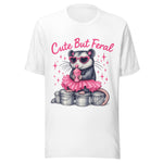 Cute But Feral Opossum - Unisex T-Shirt - White