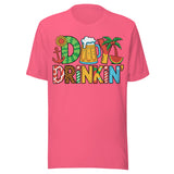 Day Drinkin - Unisex T-Shirt - Charity Pink