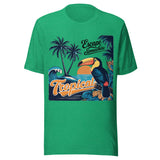 Escape Somewhere Tropical - Unisex T-Shirt - Green
