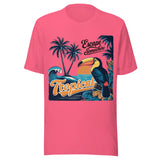 Escape Somewhere Tropical - Unisex T-Shirt - Pink