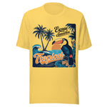 Escape Somewhere Tropical - Unisex T-Shirt - Yellow