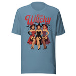 Feelin' Witchy - Unisex Halloween T-Shirt - Steel Blue