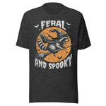 Feral and Spooky - Unisex Halloween T-Shirt - Dark Gray