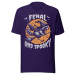 Feral and Spooky - Unisex Halloween T-Shirt - Team Purple