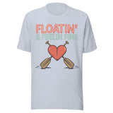 Floatin and Feelin Fine - Unisex T-Shirt - Light Blue