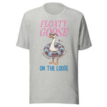 Floaty Goose On The Loose - Unisex T-Shirt - Athletic Gray
