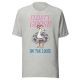 Floaty Goose On The Loose - Unisex T-Shirt - Athletic Gray