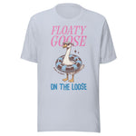 Floaty Goose On The Loose - Unisex T-Shirt - Light Blue