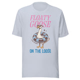 Floaty Goose On The Loose - Unisex T-Shirt - Light Blue