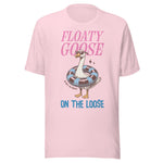 Floaty Goose On The Loose - Unisex T-Shirt - Soft Pink