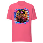 Floral Freddy Halloween Horror Villain - Unisex Halloween T-Shirt - Charity Pink