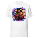 Floral Freddy Halloween Horror Villain - Unisex Halloween T-Shirt - White