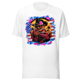 Floral Freddy Halloween Horror Villain - Unisex Halloween T-Shirt - White