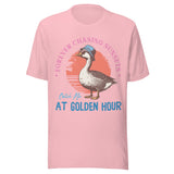 Forever Chasing Sunsets Silly Goose - Unisex T-Shirt - Pink