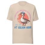 Forever Chasing Sunsets Silly Goose - Unisex T-Shirt - Soft Cream