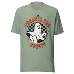 Freak In The Sheets - Unisex Halloween T-Shirt - Sage