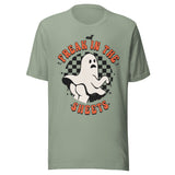 Freak In The Sheets - Unisex Halloween T-Shirt - Sage
