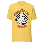 Freak In The Sheets - Unisex Halloween T-Shirt - Yellow
