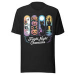 Fright Night Chronicles - Unisex Halloween T-Shirt - Black
