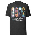Fright Night Chronicles - Unisex Halloween T-Shirt - Dark Gray