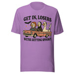 Get In Losers We're Getting Spooky - Unisex Halloween T-Shirt - Heather Team Purple