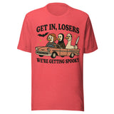Get In Losers We're Getting Spooky - Unisex Halloween T-Shirt - Red