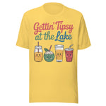 Gettin' Tipsy At The Lake - Unisex T-Shirt - Yellow