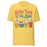 Gettin' Tipsy At The Lake - Unisex T-Shirt - Yellow