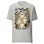 Ghost Family - Unisex Halloween T-Shirt - Athletic Gray