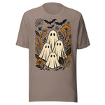 Ghost Family - Unisex Halloween T-Shirt - Pebble Brown
