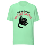 Give Em The Ol Razzle Dazzle Cat - Unisex T-Shirt - Mint Green