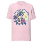 Good Times And Tan Lines Vintage Palm - Unisex T-Shirt - Soft Pink