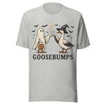 Goose Bumps - Unisex Halloween T-Shirt - Athletic Gray