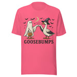 Goose Bumps - Unisex Halloween T-Shirt - Charity Pink