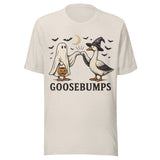 Goose Bumps - Unisex Halloween T-Shirt - Dust White