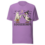 Goose Bumps - Unisex Halloween T-Shirt - Heather Team Purple