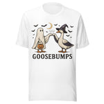 Goose Bumps - Unisex Halloween T-Shirt - White