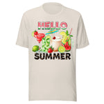 Hello Summer Cocktail - Unisex T-Shirt - Dust White