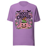 Hocus Croakus - Unisex Halloween T-Shirt - Heather Team Purple