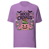 Hocus Croakus - Unisex Halloween T-Shirt - Heather Team Purple